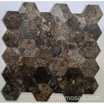 Hexagon Peel et bâton Backselash Tile